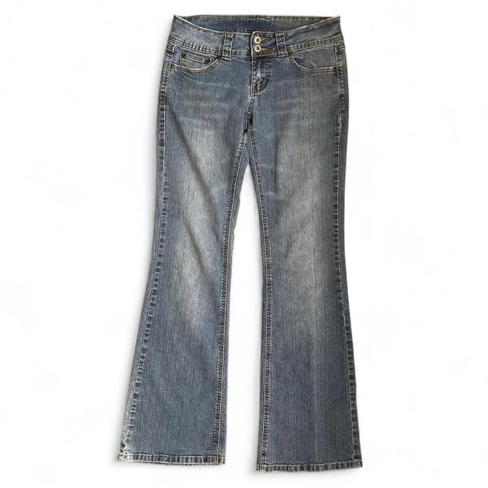 angels low rise flare jeans